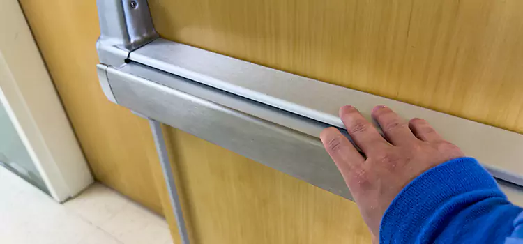 Installing a Push Bar on a Door Twin Falls